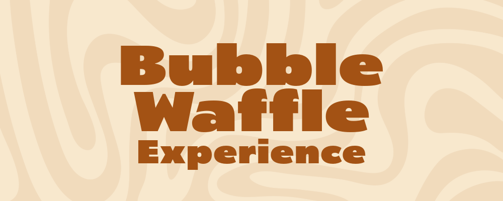 Bubble Waffle Flyer