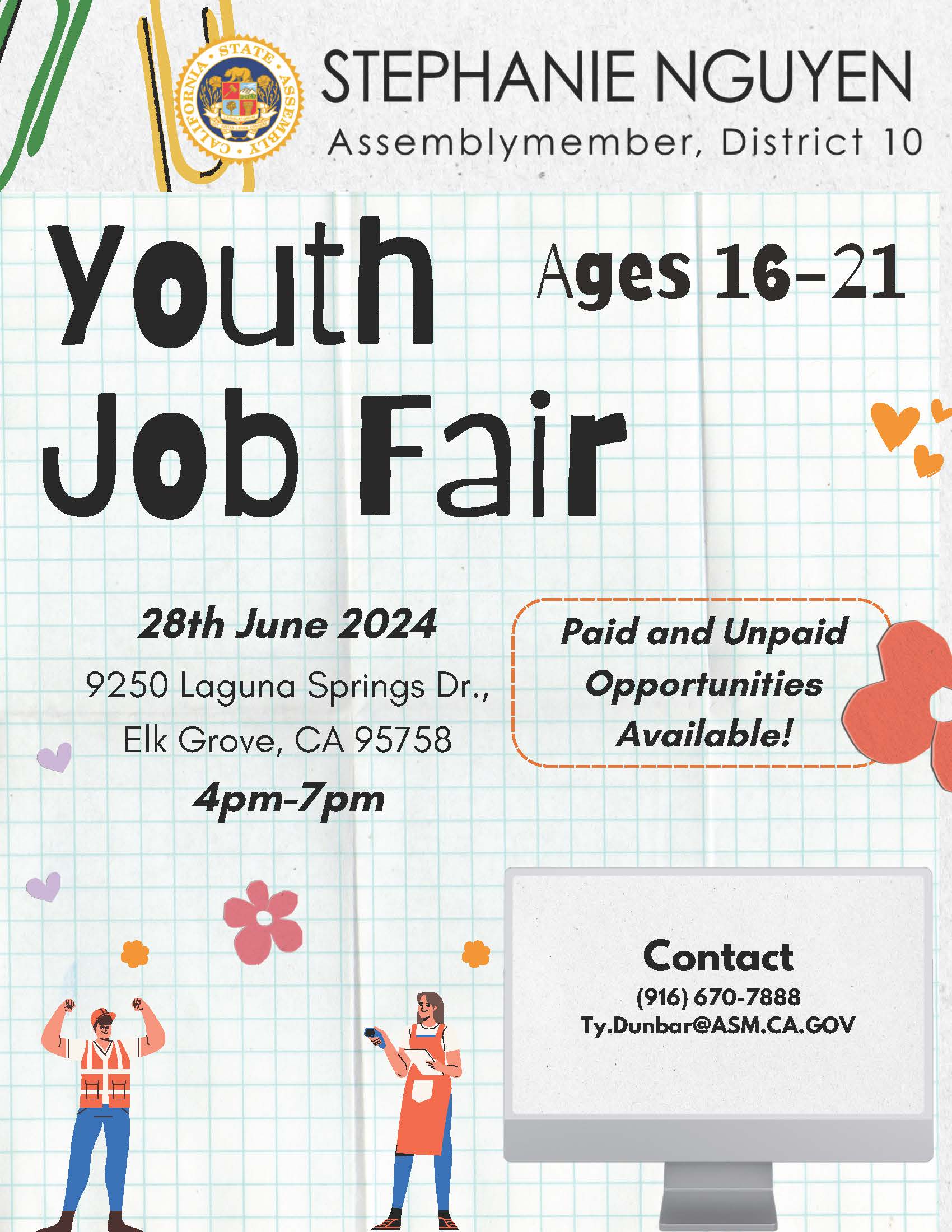 Youth Job Fair Flyer