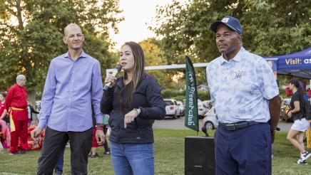 Autumn Moon Festival in Garcia Bend Park - Assemblymember Stephanie Nguyen, Assemblymember Kevin McCarty and Councilman Richard Jennings II