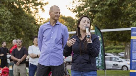 Autumn Moon Festival in Garcia Bend Park - Assemblymember Stephanie Nguyen and Assemblymember Kevin McCarty