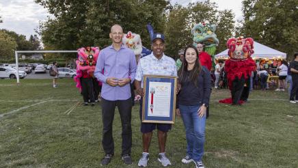 Autumn Moon Festival in Garcia Bend Park - Assemblymember Stephanie Nguyen and Assemblymember Kevin McCarty Assembly Resolution Presentation to Councilman Richard Jennings, II