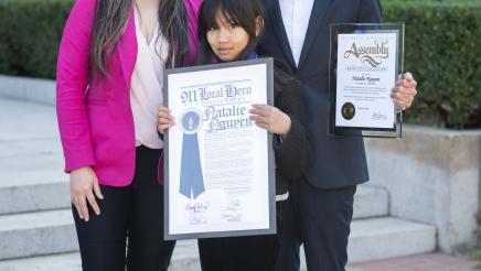 Assemblymember Nguyen at 9-1-1 Heroes Award Ceremony